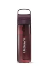 Daugkartinio naudojimo vandens butelis LifeStraw Go 2.0 Bottle 0.65 L, Merlot Me Away