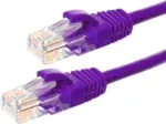 DSIT CAT6 U/UTP tinklo kabelis, 2 m, violetinės spalvos, 100% varis (DC-68-020)