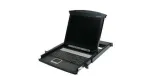 IOGEAR GCL1800 17 colių LCD KVM kombinuota konsolė &ndash; 8 prievadų VGA USB PS/2, 1U stelažinė
