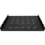 DSIT Heavy-Duty Fixed Rack Shelf 1000 mm gylio serverių spintoms - 1U - 100 kg keliamoji galia - juoda (DS-SFH100)