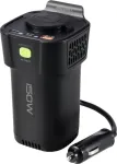 VOLTCRAFT MSW 150-12 Automobilinis keitiklis su puodelio laikiklio dizainu, 150 W modifikuota sinusoidė, 12 V DC į 230 V AC, su USB