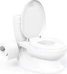 Dolu WC puodukas su nuleidimo garsu, baltas 8690089070517