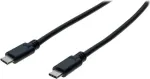 EXERTIS CONNECT USB 3.1 Gen 1 Type-C į Type-C kabelis, 1,8 m, juodas 150336