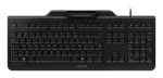 CHERRY Smart Board 1150 mechaninė klaviatūra su i&scaron;maniosios kortelės skaitytuvu, prancūzi&scaron;ka AZERTY, juoda, USB laidinė
