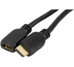 EXERTIS CONNECT High Speed HDMI prailginimo kabelis, auksuoti kontaktai, HDMI Type A male to female, 1,0 m 128395