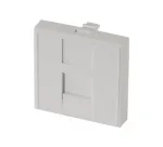 EXERTIS CONNECT Dexlan montavimo plok&scaron;telės įdėklas 45 x 45 mm 1 Keystone moduliui, signalinė balta RAL 9003 (911722)