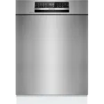 Įmontuojama po stalvir&scaron;iu indaplovė Bosch SMU6ECS12E Serie 6, 60 cm pločio, talpa 14 komplektų, A energijos klasė, 42 dB, Home Connect, nerūdijantis plienas
