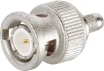 Teleg&auml;rtner BNC crimp plug 75 Ohm, skirta RG-59 B/U, auksuoti kontaktai, nikeliuotas korpusas J01002F1288Z