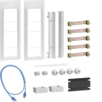 Hager universZ sujungimo rinkinys ZM02MS &ndash; 3 ta&scaron;kų spintų sujungimas su WAN jungtimi