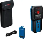 Bosch GMS 120-27 profesionalus daugiafunkcis detektorius &ndash; gyvas kabelis, metalas, spalvotasis metalas, mediena