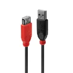 Lindy 42817 plonas aktyvusis USB 2.0 prailginimo laidas, USB-A ki&scaron;tukas &ndash; USB-A lizdas, 5 m, juodas