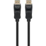 Kabelis DisplayPort 1.4 Ki&scaron;tukas > DisplayPort Ki&scaron;tukas (juodas, 2 m, 8K)