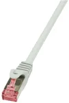 Logilink PrimeLine - Patch-Cable - RJ-45 (M) - RJ-45 (M) - 1 m - SFTP, PiMF - CAT 6 - presuotas, lygus, be halogenų - Pilka (CQ2032S)
