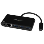 StarTech.com USB-C į Ethernet adapteris su 3 prievadų USB 3.0 &scaron;akotuvu ir Power Delivery