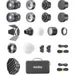 Godox RS60Bi modulinės LED Bi-Color &scaron;viesos, rinkinys i&scaron; 2