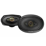 Pioneer TS-A6971F. Lautsprechertyp: 4-Wege, Spitzenstrom: 600 W, Bemessungsleistung: 100 W. Montagetiefe: 20,3 cm, Woofer-Gr&ouml;&szlig;e (B x H): 152,4 x 228,6