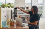 HP Poly Blackwire 3220 Stereo USB-C juodos spalvos ausinės su USB-C/A adapteriu (Bulk)