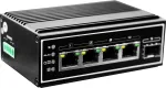LevelOne IGP-0502 tinklo jungiklis Nevaldomas Gigabit Ethernet (10/100/1000) Power over Ethernet (PoE) Juoda