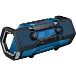 Bosch GPB 18V-2 C Professional ne&scaron;iojamas skaitmeninis radijas, juoda, mėlyna, sidabrinė