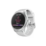 Hama Fit Watch 5010 i&scaron;manusis laikrodis, 1,38 colio (3,51 cm) LCD ekranas, 46 mm, &scaron;irdies ritmas, SpO2, IP68, Bluetooth, sidabro spalvos
