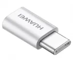 Huawei USB adapteris &ndash; USB Type C (ki&scaron;tukas) į Micro-USB Type B (lizdas) &ndash; USB 2.0 &ndash; Baltas