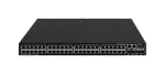 HPE - FlexNetwork 5140 HI - Switch - 1 Slot - L3 managed 48 x 10/100/1000 + 4 x 10 Gigabit Ethernet / 1 Gigabit Ethernet SFP+ Luftstrom Seite zu R&uuml;cks