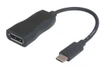 Garbot 31.20.9006 USB-C į DisplayPort kabelis, USB 3.1, ki&scaron;tukas/lizdas, 15 cm, juodas