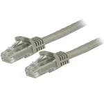 StarTech.com N6PATC150CMGR CAT6 Ethernet tinklo jungiamasis kabelis, 1,5 m, UTP, RJ45 be užsikabinimo, 24AWG, 100W PoE, pilkas