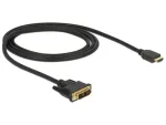 Vaizdo kabelio adapteris DeLOCK 85582 1 m HDMI A tipo DVI-D juodas