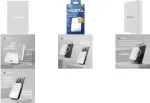 Powerbank Varta Mag Pro Wireless 5000 &ndash; LiPo 5000 mAh, 3,7 V, belaidis įkrovimas, 2 įrenginių i&scaron;vestis, balta