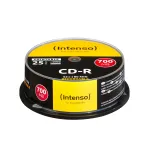CD-R Intenso 700MB 52x 25 vnt. &ndash; Įra&scaron;omi diskai su spausdinamu pavir&scaron;iumi