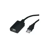 USB ilginimo kabelis ROLINE 5 m 1 prievadas juodas