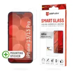 Displex Smart Glass (9H) Apple iPhone 13/13 Pro apsauginis stiklas su montavimo lipdukais, nedūžtantis