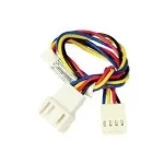 Supermicro CBL-0296L - Ventiliatoriaus maitinimo kabelis - vidinis maitinimas, 4 kontaktų (M)