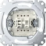 Mygtukinis jungiklis Merten MEG3155-0000 &mdash; 1P, metalinis, 250 V AC, 10 A