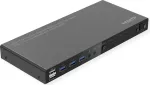 ROLINE KVM Switch 4 krypčių USB+ HDMI 4K60+ 3xUSB Audio - KVM jungiklis - 3 prievadai (14.01.3428)