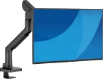 Monitorio laikiklis IIYAMA DS6001C-B1 49 colių (124,5 cm) ekranams, spaustuvas/anginis, VESA 75x75&ndash;100x100, auk&scaron;čio reguliavimas, pakreipimas -60&ndash;50&deg;, juodas