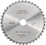 Pjūklo diskas Metabo 628060000 21,6 cm