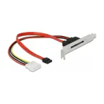 Slot bracket DeLOCK 90418 su 1 x SATA 22 kai&scaron;čio ki&scaron;tuku i&scaron;orėje