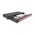 DeLOCK 67011 19 colių optinio pluo&scaron;to sujungimo dėžutė, 24 x LC Duplex OM4, 1U