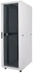 Intellinet 19 inch tinklo spinta - laisvai pastatoma, 26U, 600x600 mm (plotis x gylis), pilka, plok&scaron;čia pakuotė, maks. 1500 kg, kelių ta&scaron;kų durų spyna, po vieną spyną kiekviename &scaron;oniniame skydelyje, naudingas gylis 123&ndash;373 mm, IP20, stelažas, plienas