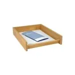 WEDO 61 807 bambukinis dokumentų padėklas, A4, sukraunamas, 250 x 340 x 62 mm