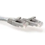ACT Grey 2,5 m U/UTP CAT6A patch laidas su apsaugotais RJ45 ki&scaron;tukais