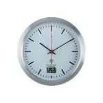 Sieninis laikrodis Renkforce E1003R &mdash; 17 cm skersmuo, sidabrinė spalva