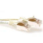 ACT Ivory 30 m SFTP CAT6A pataisos laidas su apsauga nuo užkliuvimo ir RJ45 jungtimis