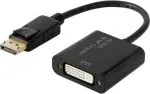 Renkforce 1433016 DisplayPort&ndash;DVI adapteris, DisplayPort ki&scaron;tukas&ndash;DVI lizdas 24+5 kontaktų, paauksuoti kontaktai, juodos spalvos