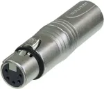 Neutrik NA3M5F jungties adapteris