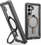 UAG Urban Armor Gear Plasma XTE Dėklas su Atraminėmis Kojelėmis ir Magnetiniu Moduliu | Samsung Galaxy S26+ | pelenų pilka / permatoma / titano | 214523113136