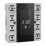 KNX kompaktinis patalpų valdiklis jung LS 5292 D1 ST 2‑kanalis F50