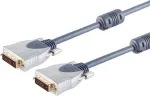 Vaizdo kabelis ShiverPeaks DVI 24+1, 2,0 m, DVI-D (dual-link) ki&scaron;tukas-ki&scaron;tukas